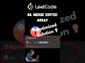 Optimized Solution 💡| 88. Merge Sorted Array | Coding Explanation in Tamil #leetcode #learnhub  #dsa