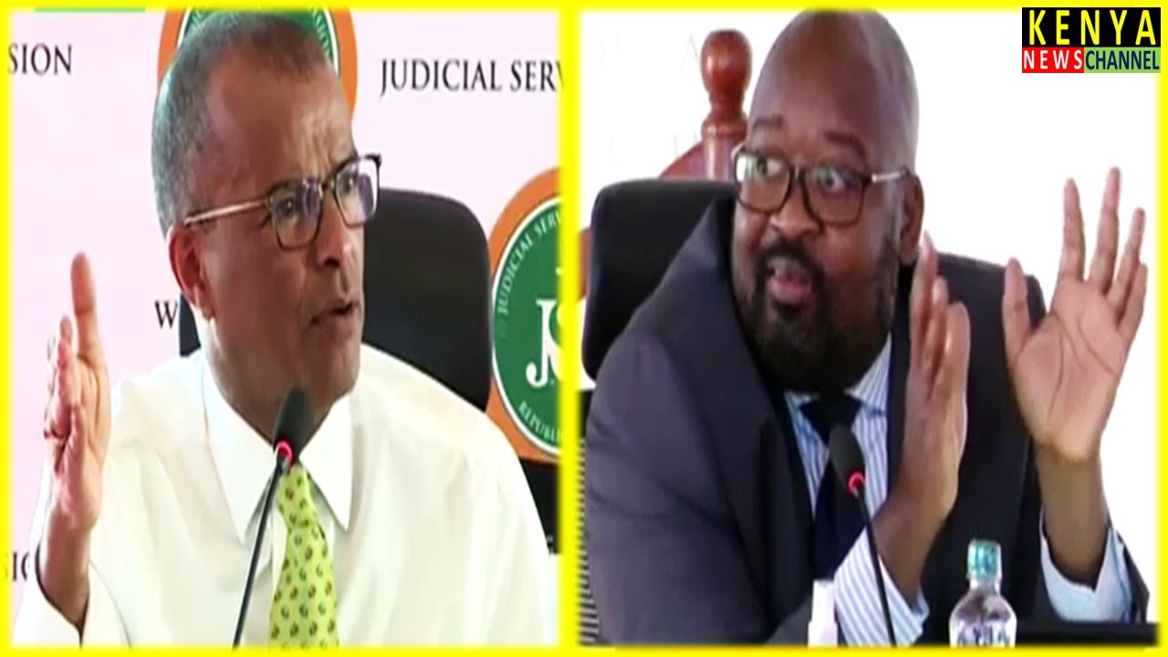 Philip Murgor vs Justice Majanja - Heated exchange at JSC interview