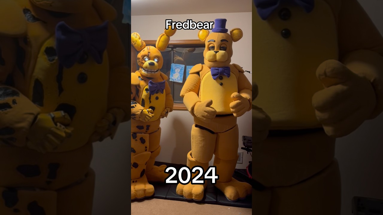 All my FNAF cosplays so far #fnaf #fnafcosplay #fivenightsatfreddys #fnaf3 #fnafmovie2 #cosplay