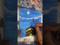 Easy Kahna Kaba painting in moonlight🕋🌙#shorts