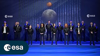 Announcement of ESA's new class of astronauts