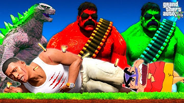 Breaking EVERY BONE As GOD SUPER HULK In GTA V ( GTA 5 mods )