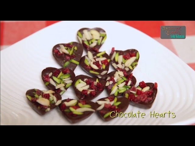 Chocolate Hearts - Homemade Chocolate Recipe By Asha Khatau - Valentine