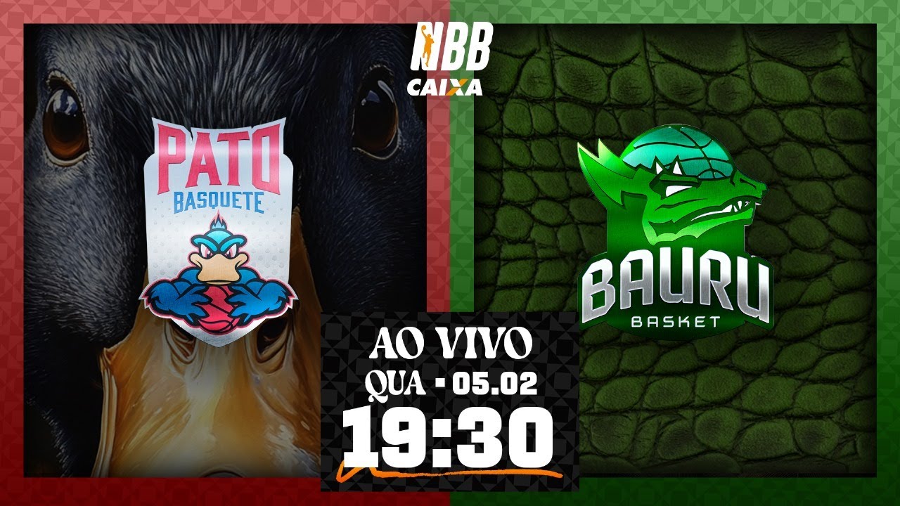 Pato Basquete X Bauru Basket | NBB CAIXA 24/25 | 05/02/25 | Ao vivo e ...