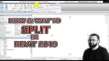 How to Delete and Split why to Split an element - AUTODESK REVIT 2019