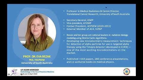 Mathematical Models in Radiobiological Considerations by Prof Dr. Eva Bezak