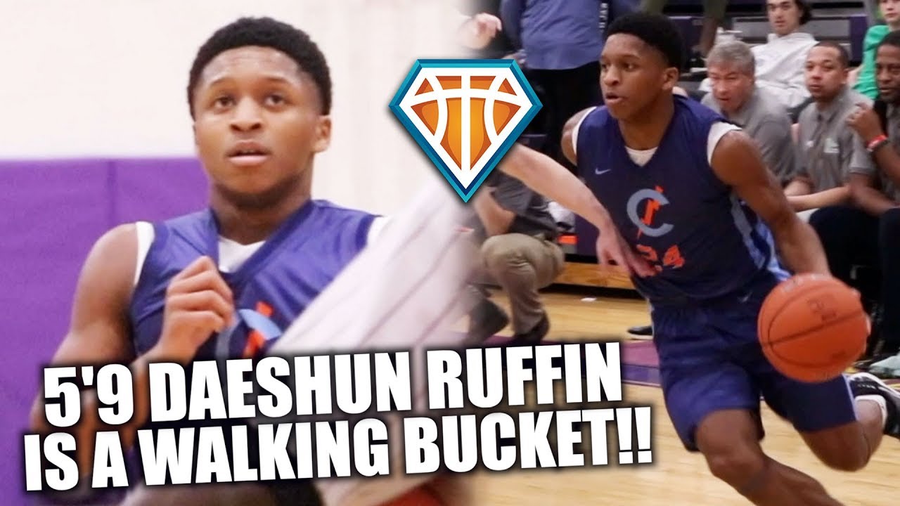 5'9 Daeshun Ruffin IS A WALKING BUCKET!! | FLASHY PG From Mississippi ...