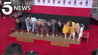 'Big Bang Theory' Stars Imprint Hands at Chinese Theatre