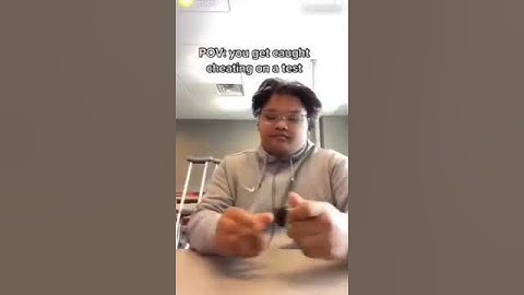 POV: You get caught cheating on a test🙏 #shorts #meme #tiktok