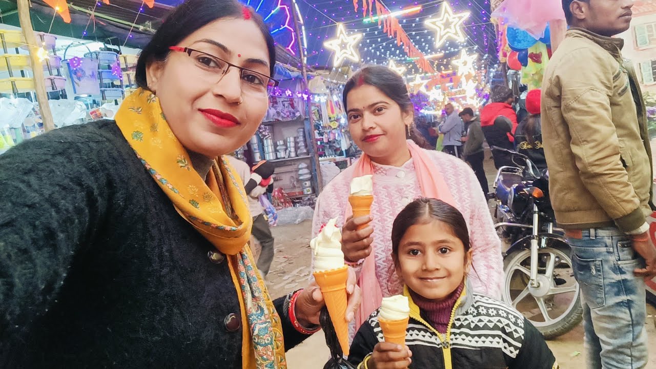 मितौली का मेला काव्या की Shopping 🛍️ || Neelamkavya19 