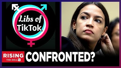 AOC CONFRONTED By Libs Of Tiktok