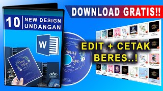 10 Design Undangan Pernikahan Microsoft Word - Download Gratis