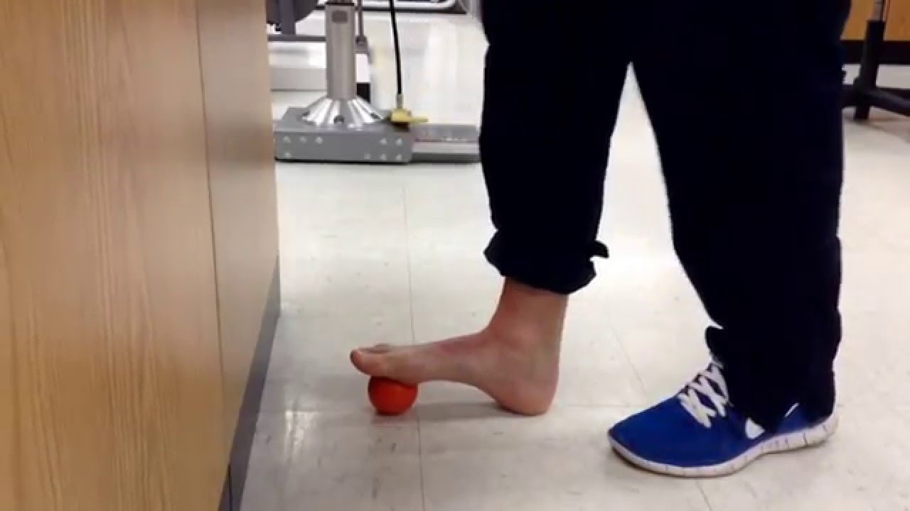 Ball massage foot YouTube