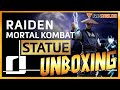 IRON STUDIOS RAIDEN MORTAL KOMBAT. Unboxing