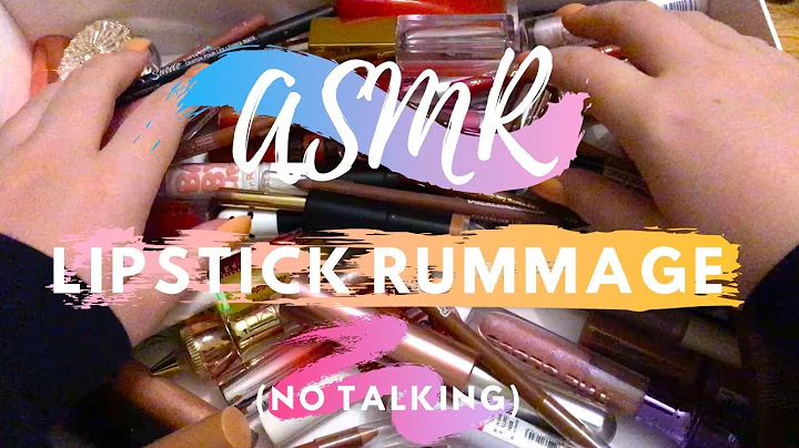 💄ASMR Lipstick Rummage (No Talking)