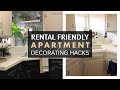 DESIGN HACKS! APARTMENT DECORATING Renter-Friendly Tips | Julie Khuu