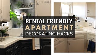 DESIGN HACKS! How to Decorate Your First Apartment (Renter-Friendly Tips!) screenshot 5