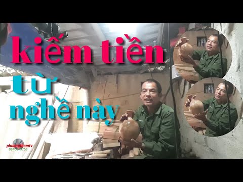 Video Kiếm tiền triệu từ nghề này, tiện đồ gỗ mỹ nghệ. Tiện... - youtube