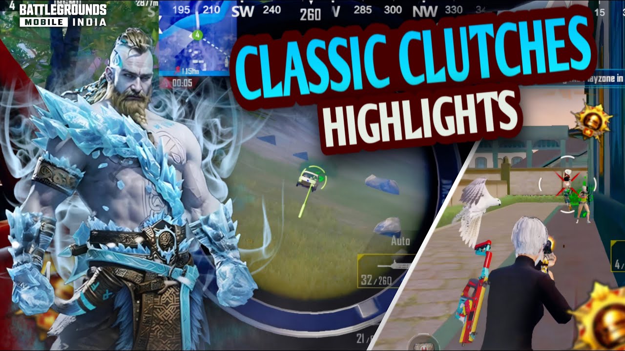 Classic Clutches Highlights 🔥 | BGMI GAMEPLAY | ZiG OP - YouTube