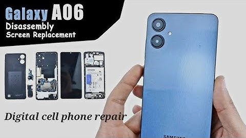 Samsung Galaxy A06 Screen Replacement/ SM-A06f | Galaxy A06 LCD problem repair #problemfix 