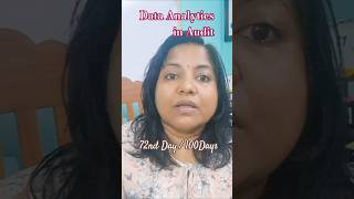 Data Analytics in Audit Explained 🔥 | CA Final Auditing | ICAI  #100AuditShorts #icai