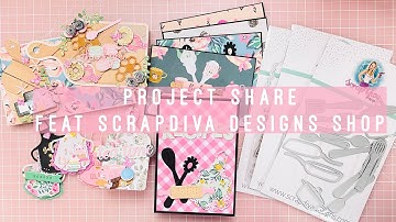 Project Share | Baking/Food Theme Dies + Recipe Box | Feat. Scrap Diva Designs