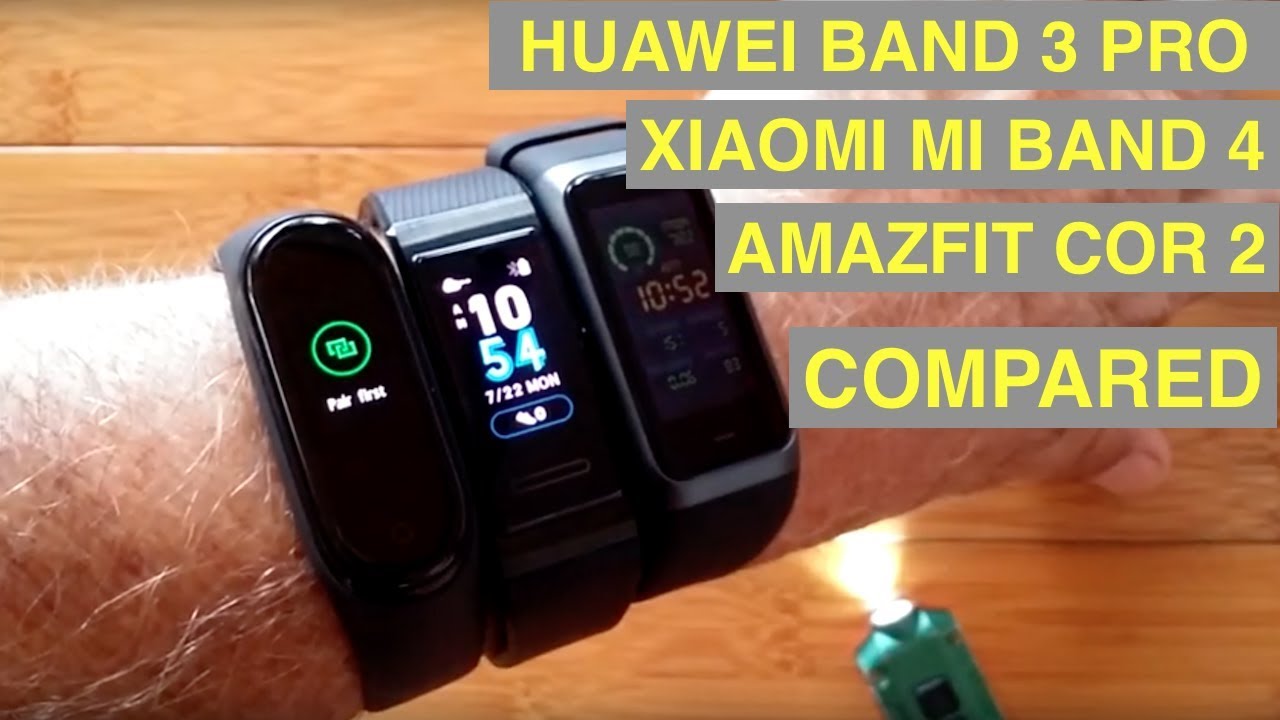 fitbit inspire hr vs huawei band 4 pro