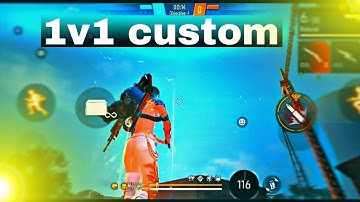 Free fire 1v1 custom challenge✌😊