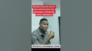 MPENZI AKIKUPA HAYA 3 NDO HATOKUSALTI TOFAUTI NA HAPO ITAKULA KWAKO SHORT 