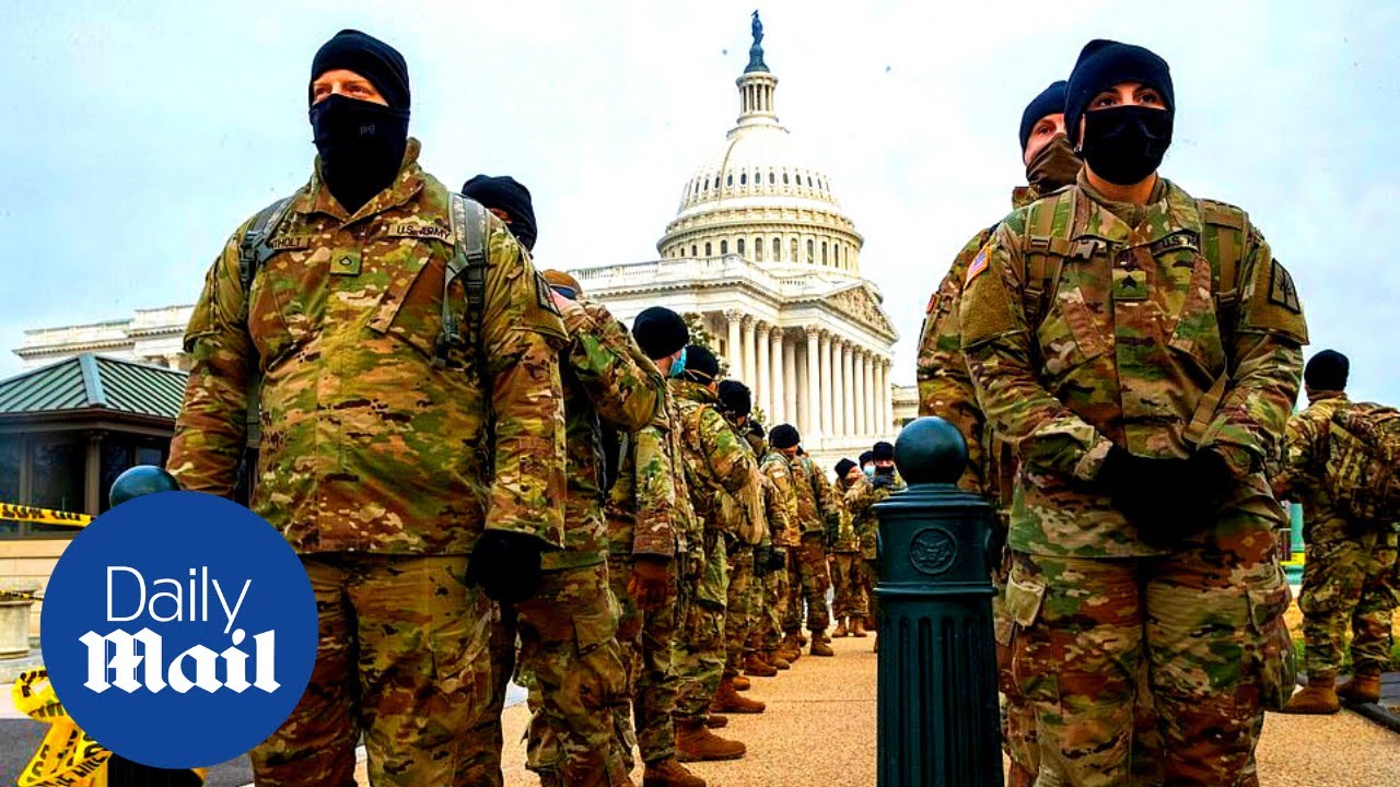 Inauguration Day 2021: National Guard troops watch over Capitol