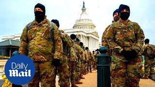 Trump - US Capitol: National Guard troops in DC ahead of Biden's inauguration