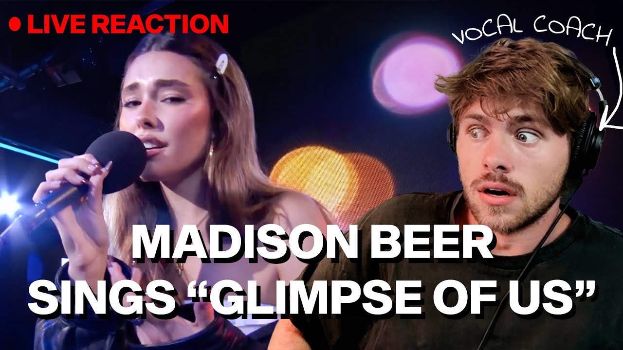 Vocal Coach reacts to Madison Beer Glimpse of Us (Live Cover)
