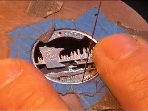 Hand cut coin - Minnesota 2 of 2