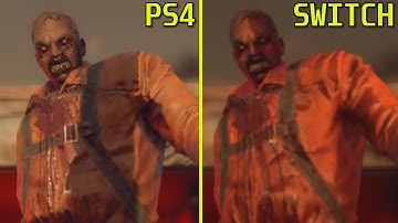 Dying Light Nintendo Switch vs PS4 Graphics Comparison Frame Rate Test