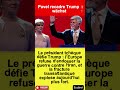 Pavel recadre Trump #breakingnews #trendingnews