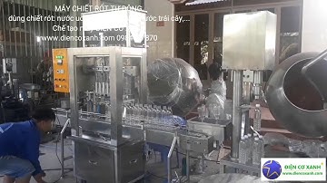 Dây chuyền chiết rót nước uống hiệu quả - Điện Cơ Xanh, 0984467870