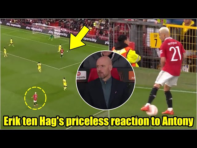 'Embarrassing' - Antony performs trademark spin, Ten Hag looked absolutely furious class=