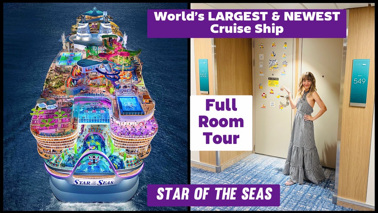 Royal Caribbean STAR OF THE SEAS Room Tour - World’s Largest & Newest Cruise ship Cabin 