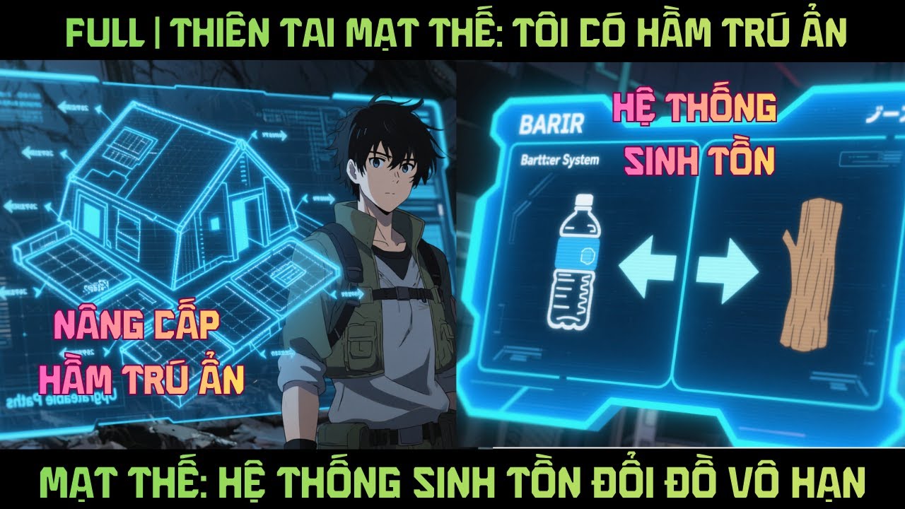 P1 | Xuyên Không Đến Mạt Thế, Tôi Có 2 Hệ Thống | Mạt Thế: Hầm Trú Ẩn Của Tôi Nâng Cấp Vô Hạn