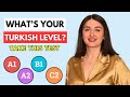 What is your turkish level take this test