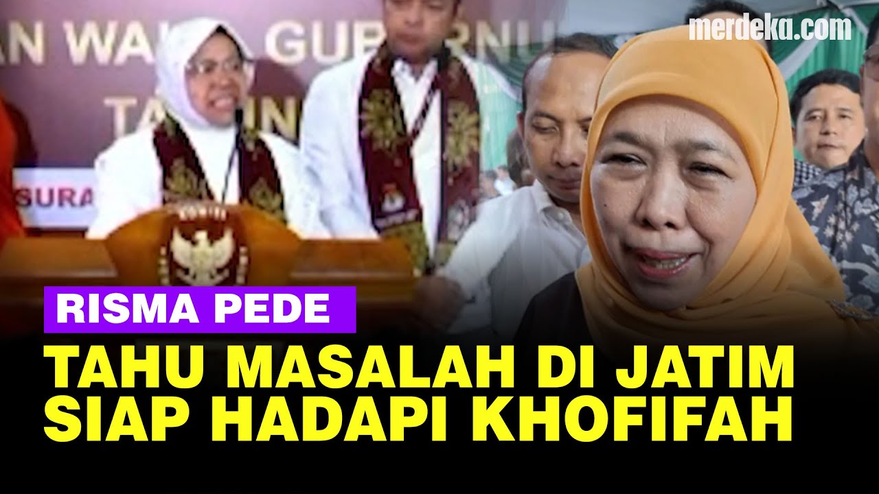 Penuh Semangat Risma Pede Tahu Masalah Jatim, Siap Hadapi Khofifah-Emil di Pilkada