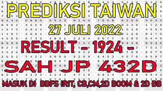 PREDIKSI TAIWAN  27 JULI  2022 | PREDIKSI TOGEL TAIWAN |PREDIKSI TAIWAN HARI INI