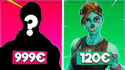 Alle Meine Skins In Fortnite Wert 90 000 V Bucks Fortnite - darum kostet er 999 teuersten besten alle skins top10 fortnite battle royale deutsch duration 22 12