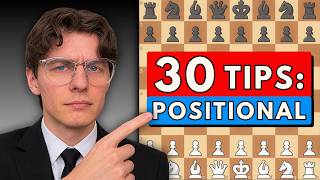 30 Chess Tips: Positional Chess (Beginner to Advanced)
