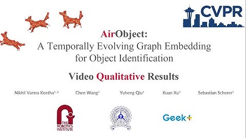 [CVPR 2022] AirObject: A Temporally Evolving Graph Embedding for Object Identification