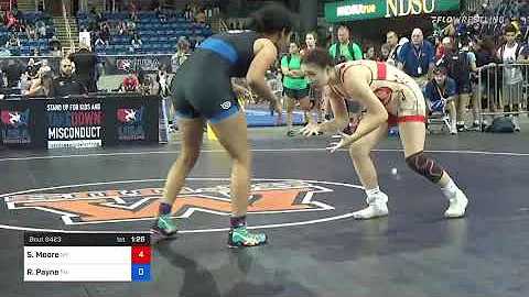 132 Lbs Round Of 32 - Selina Moore, New York Vs Ro...