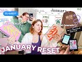 January monthly reset  my next launch book club deets new budget  more