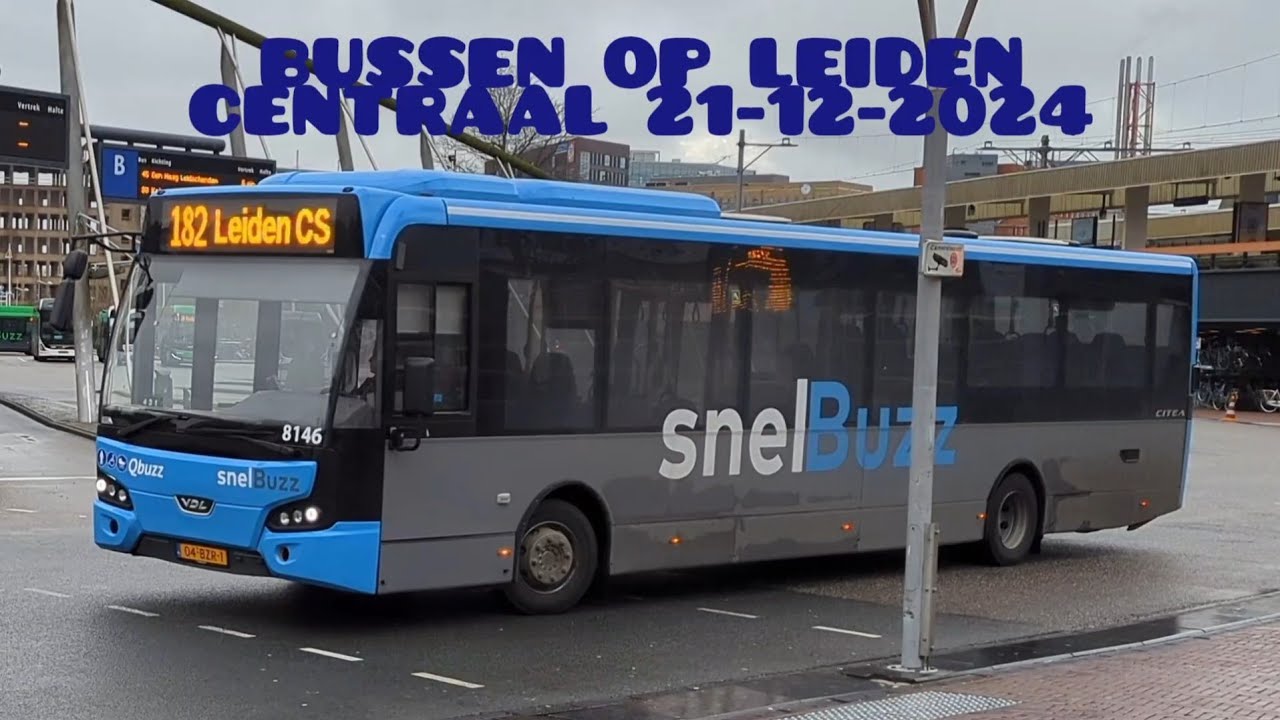 Bussen Op Leiden Centraal 21-12-2024