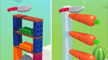 Slice It All Gameplay! Satisfying and Relaxing ASMR Slicing Video