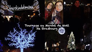 Vlog Tournage Au Marché De Noël De Strasbourg Feat. Chloelabfit
